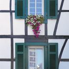 Fenster und Fachwerk