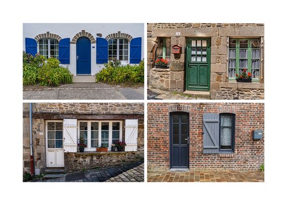 Fenster und Türen der Bretagne