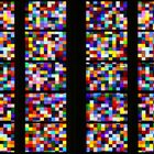 Fenster von Gerhard Richter im Kölner Dom (Ausschnitt)