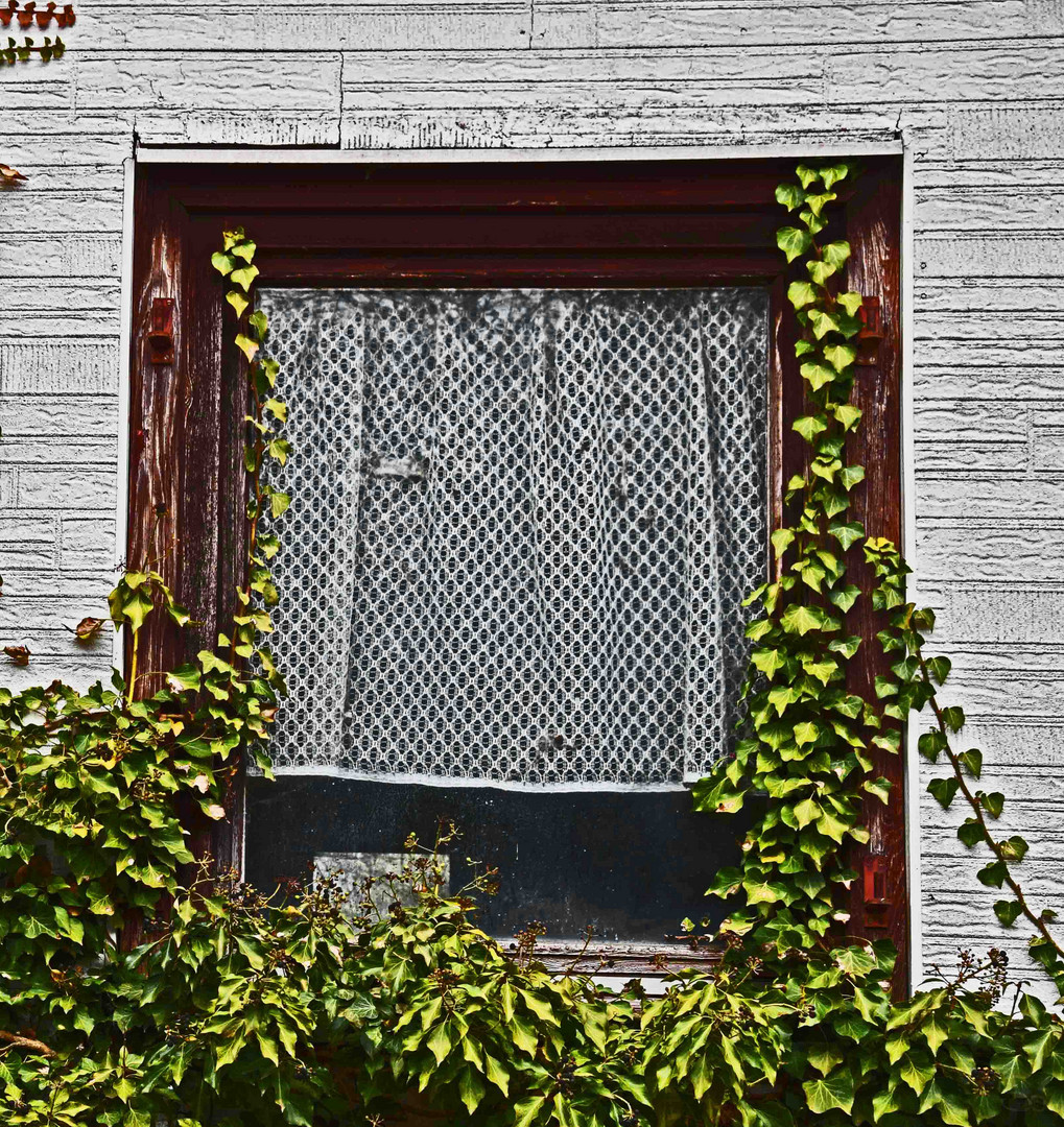 Fenster-Vorhang-Fenster