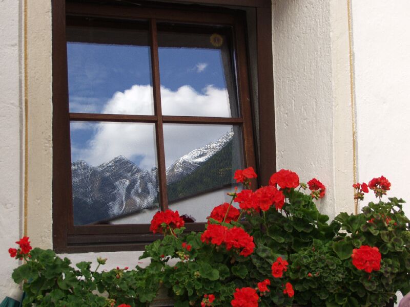 Fenster zum Berg