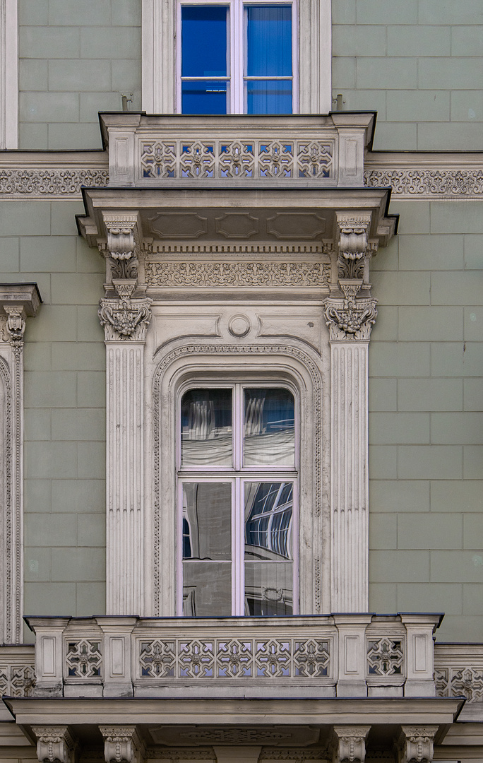 fensterbalkonstockwerk