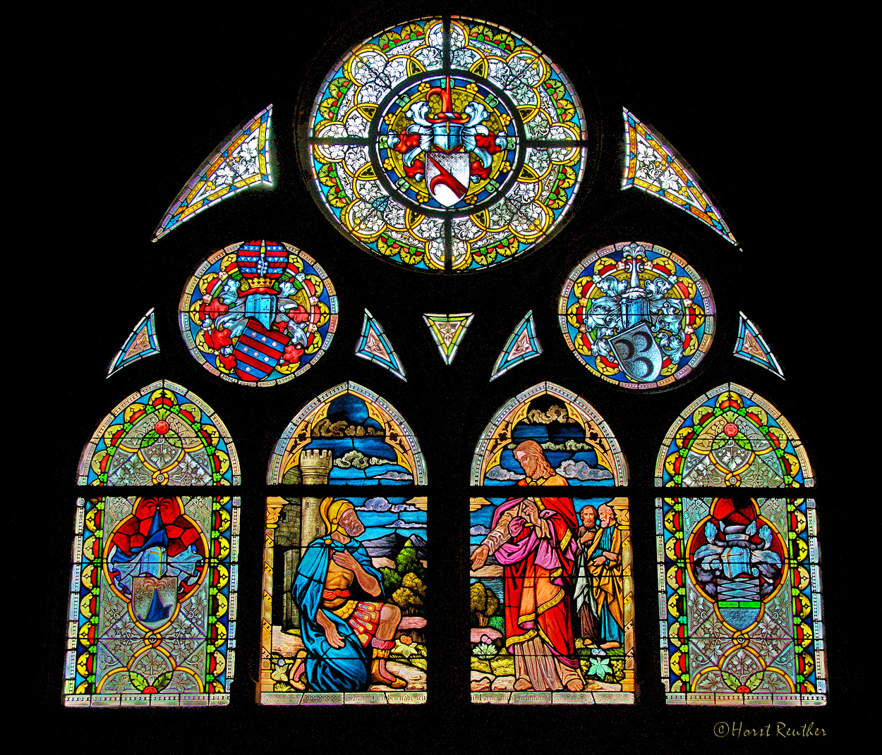 Fensterbild 2 in der Gedächniskirche zu Speyer