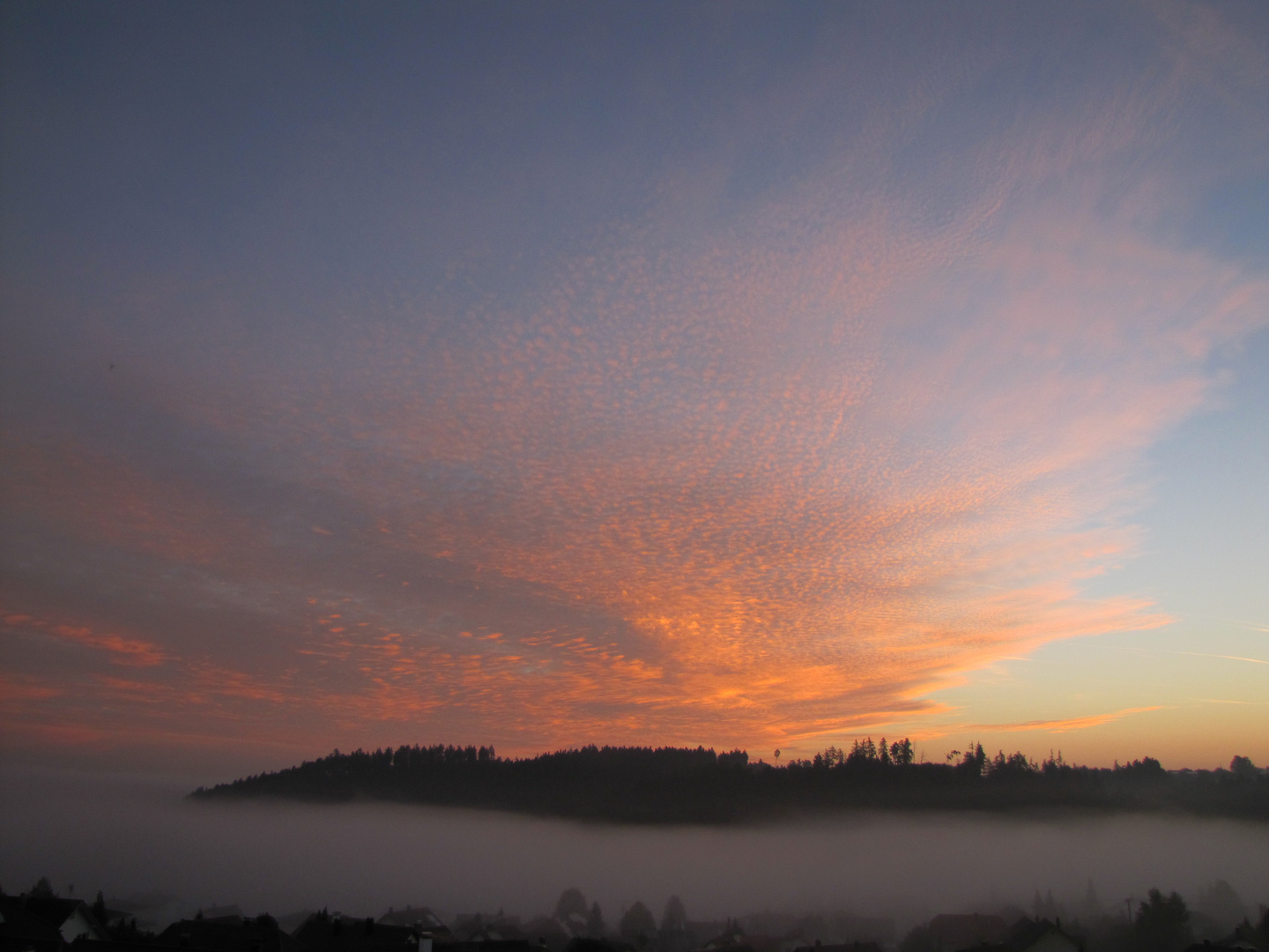 Fensterblick am Morgen