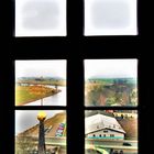 Fensterblick auf die Elbe