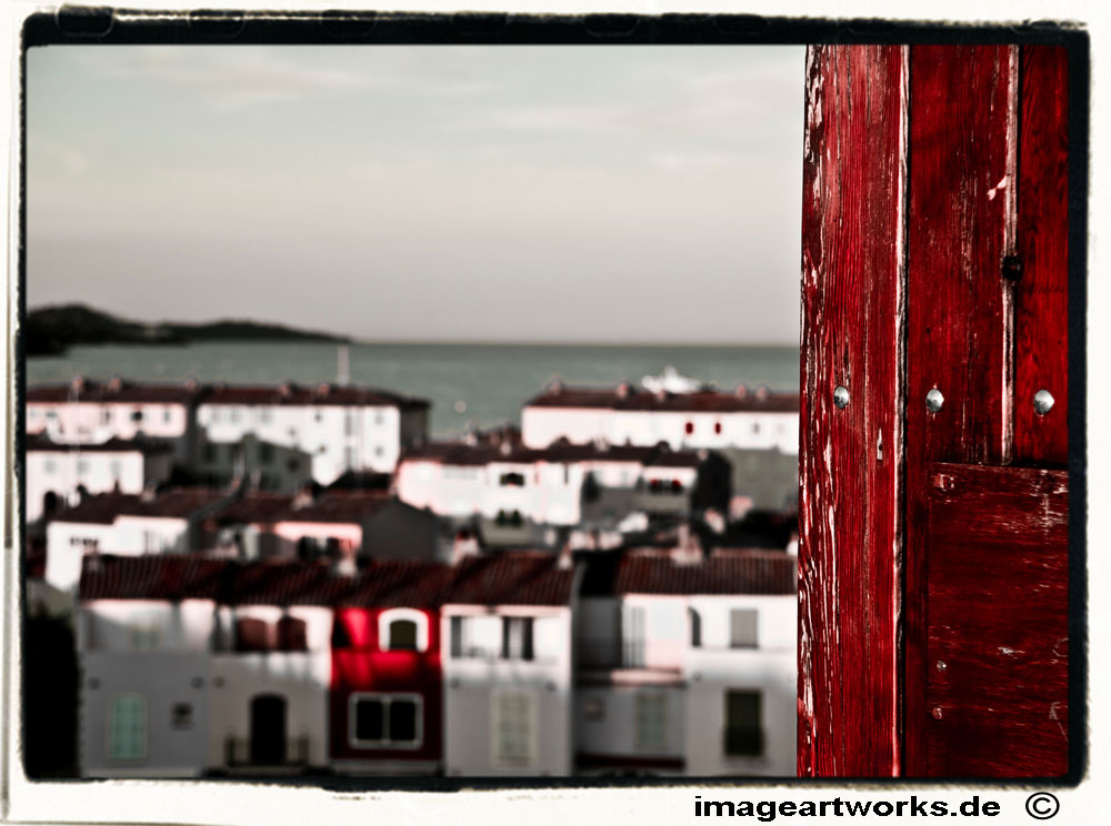 Fensterblick auf Port Grimud