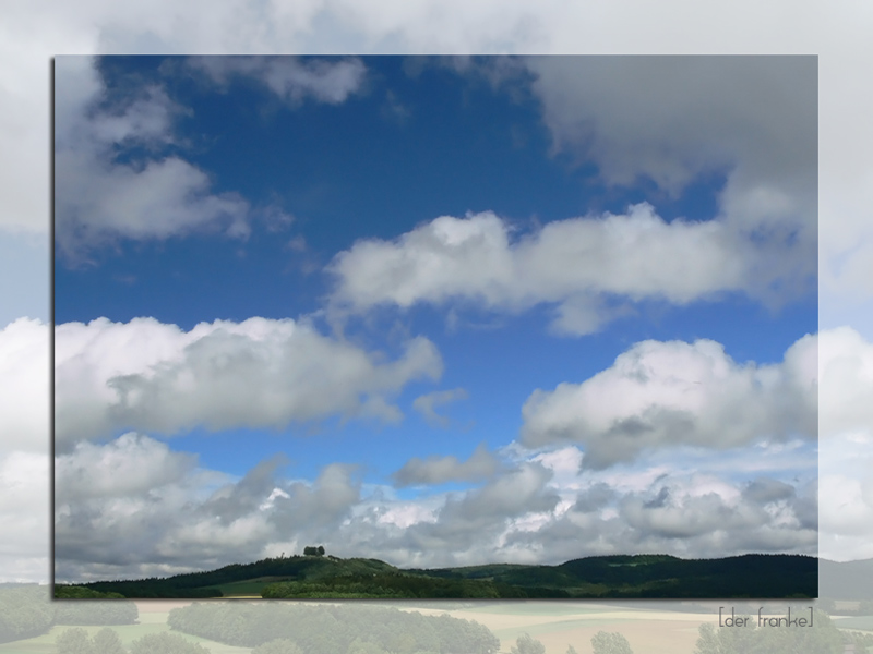 [fensterblick mit wolken]