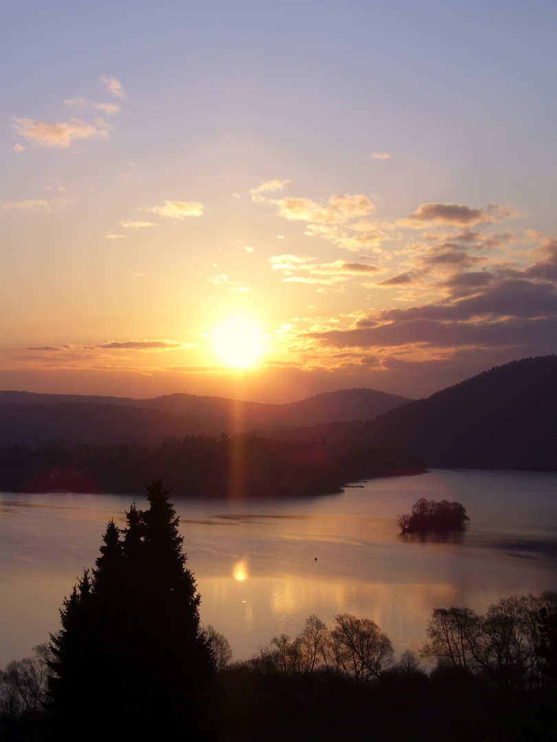 Fensterblick zum Edersee