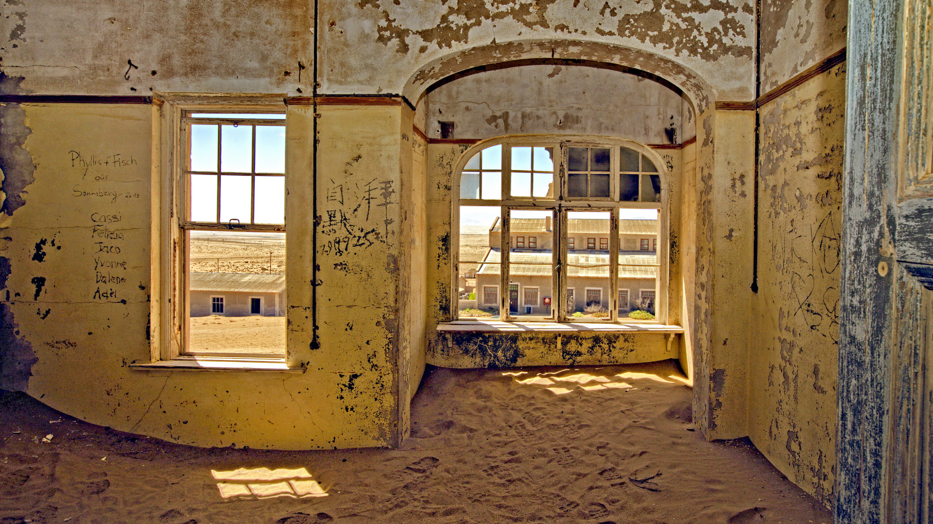 Fensterblicke 1 , - das Wohnzimmer des Quartiermeisters