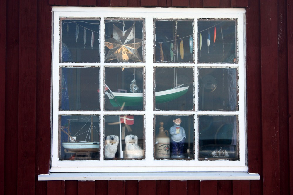 Fensterdeko im Fischerhaus