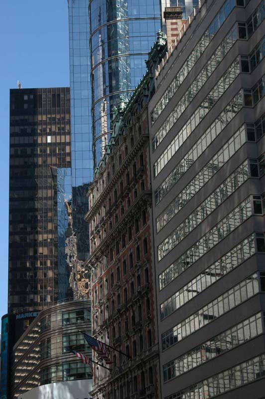 Fensterfront am times square