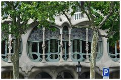 Fensterfront des Casa Batlló