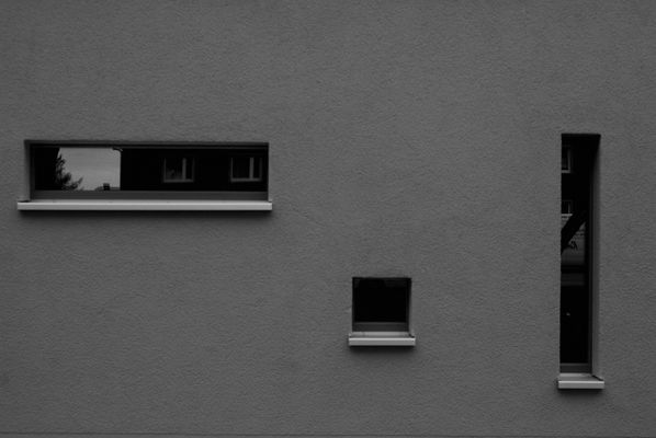 Fensterfront  mit Spiegelung