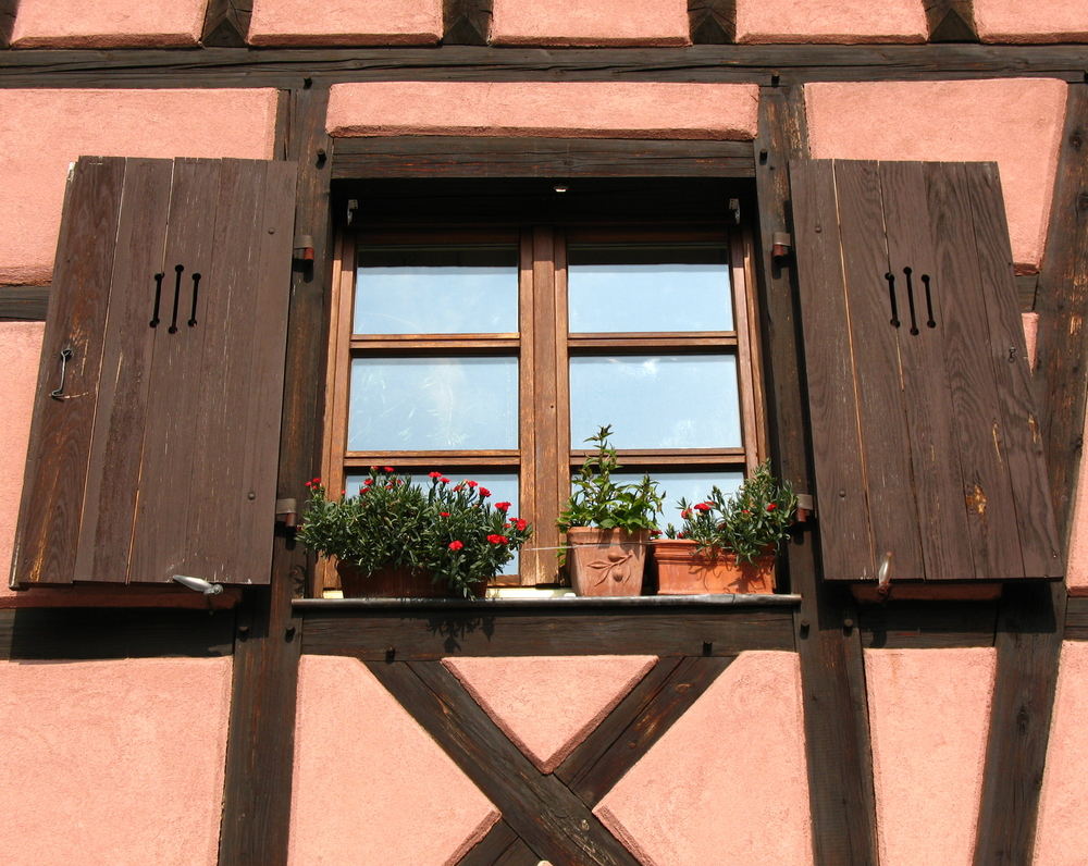 Fensterkunst in Elsass