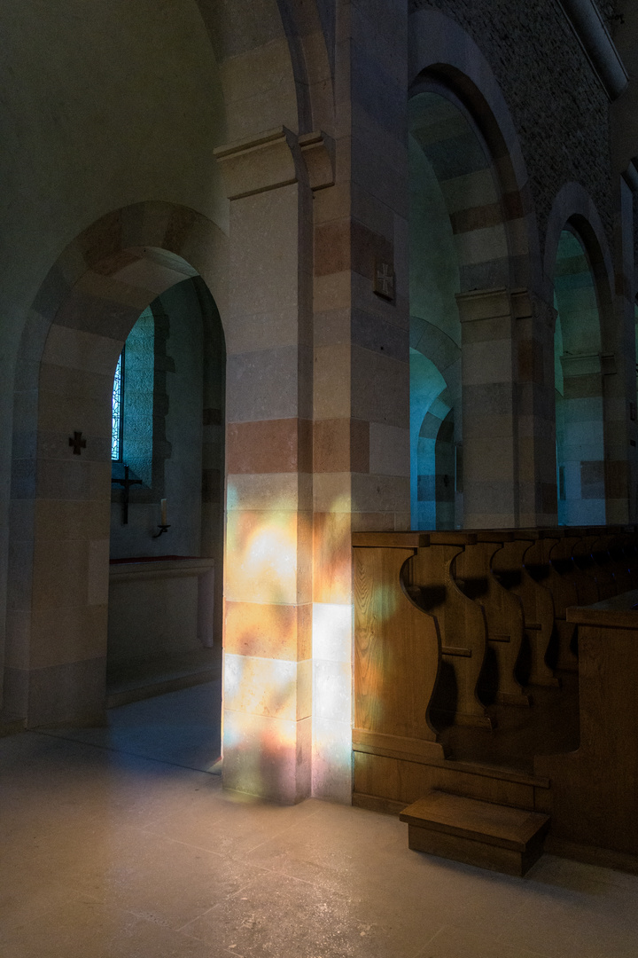 Fensterlicht in der Abbaye St.-Madeleine, Provence