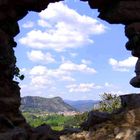 Fenêtre sur Anduze (Gard)