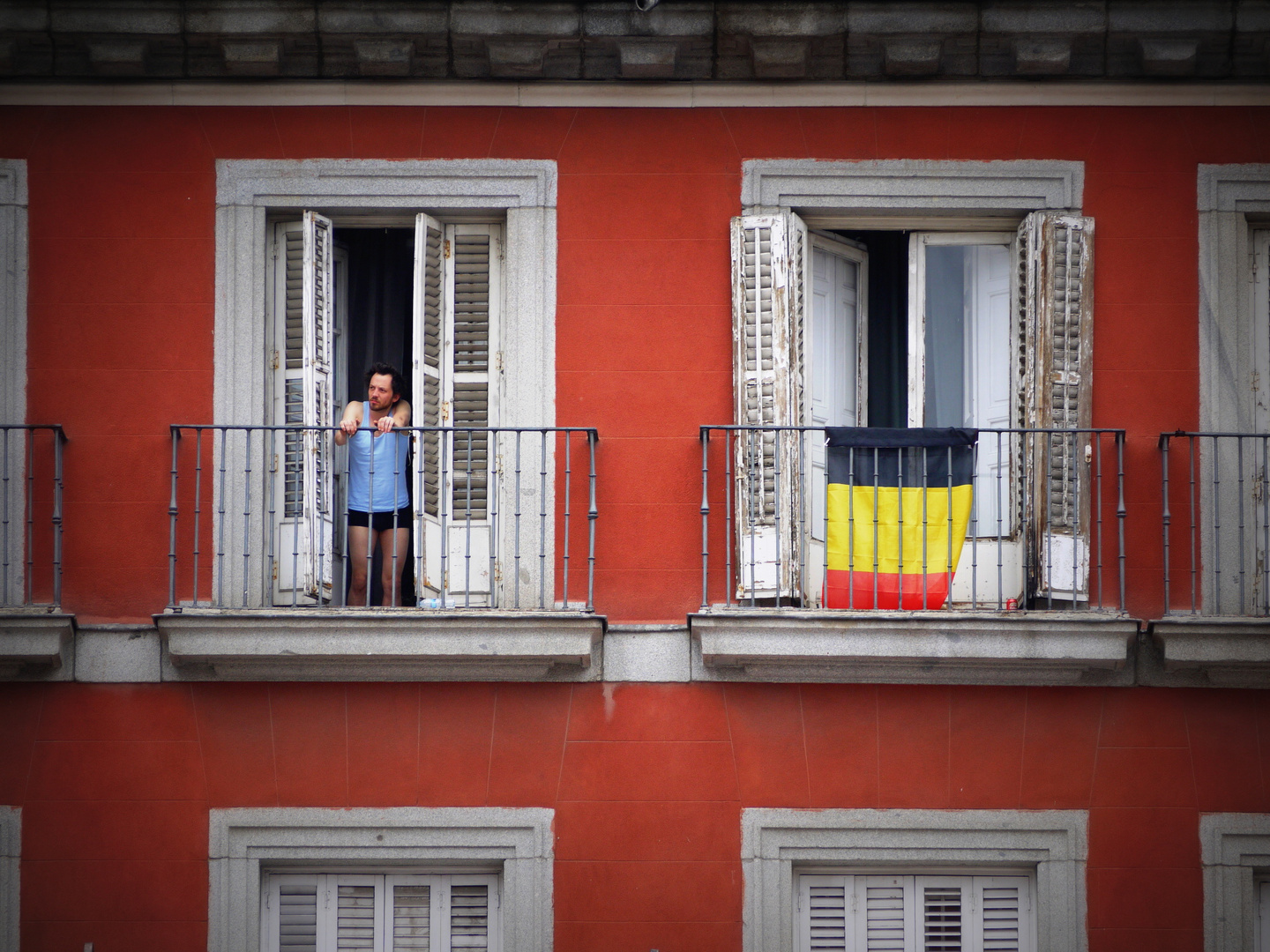 fenêtre sur Plaza Mayor