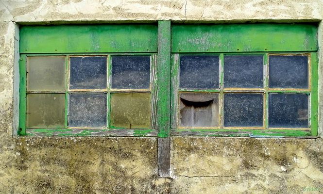 Fenêtre vétuste