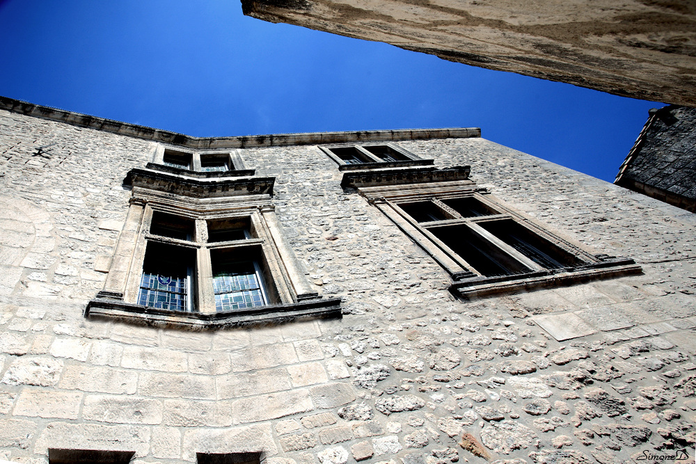 Fenêtres à pilastres et meneaux