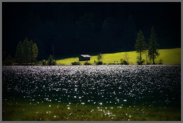 Ferchensee im Gegenlicht