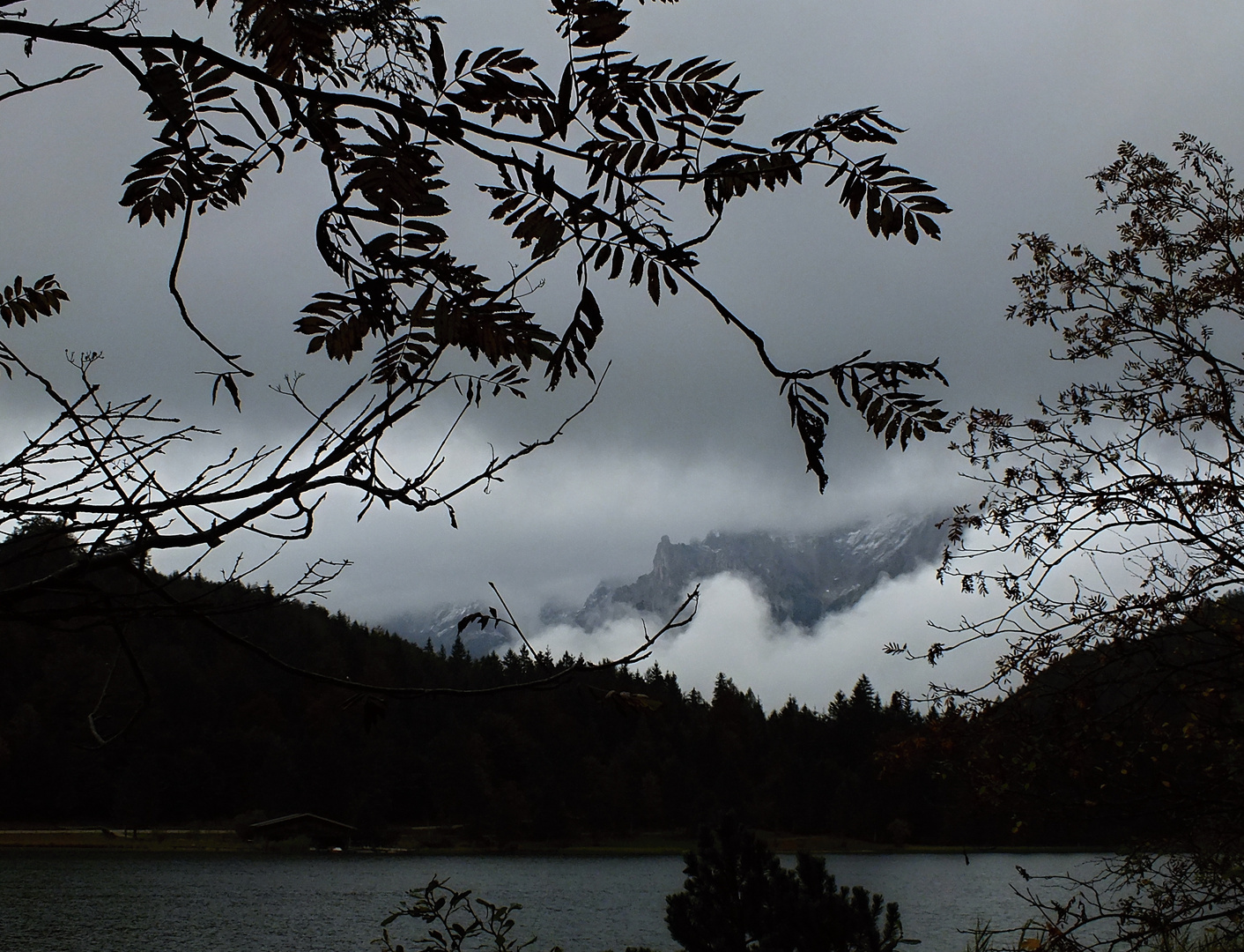 Ferchensee......mit Blick auf den Karwendelstein