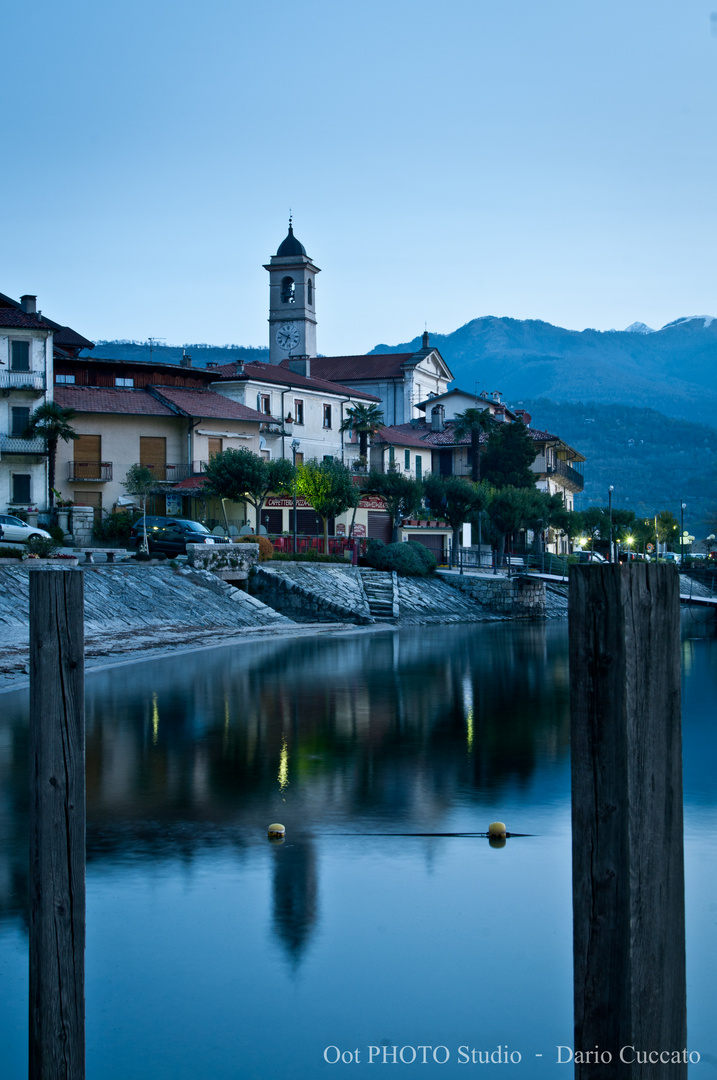 Feriolo lago magiore alba