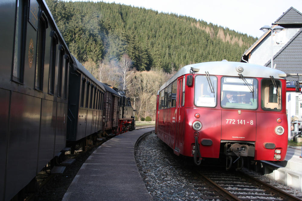 "Ferkeltaxe" VT 772 und " Raanzer"