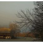 Ferme perdue dans la brume !