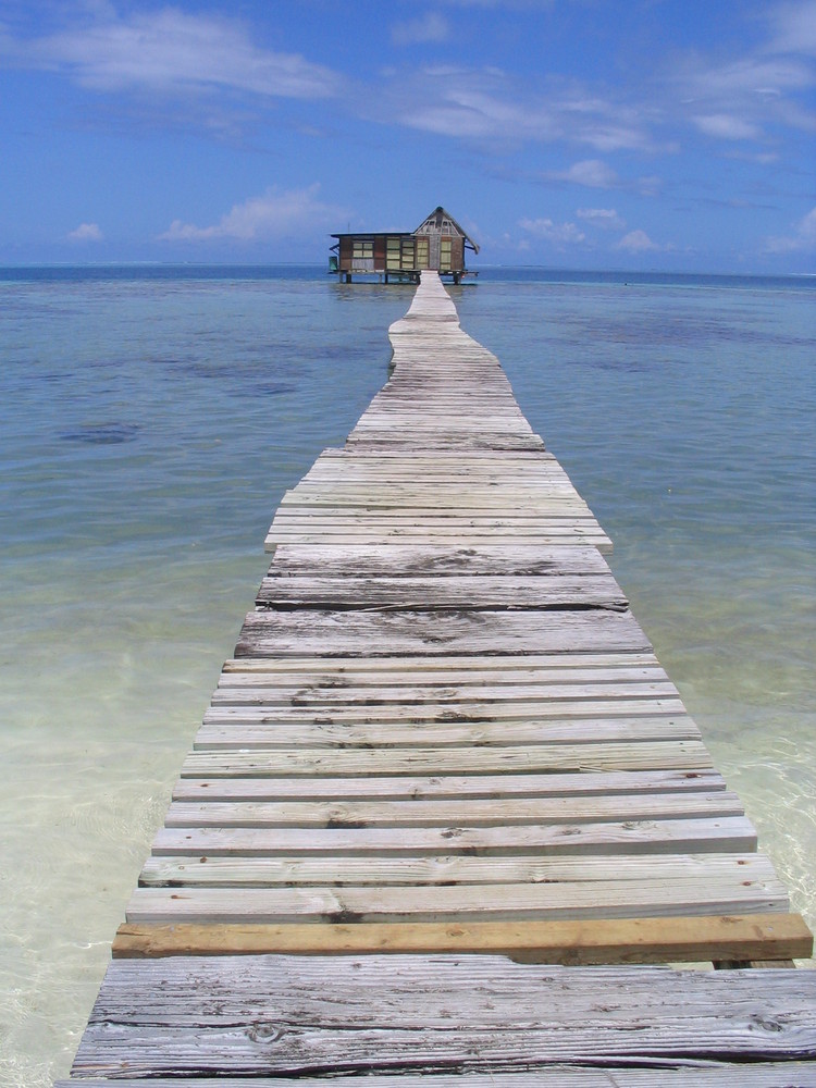 Ferme perlière à Tahaa