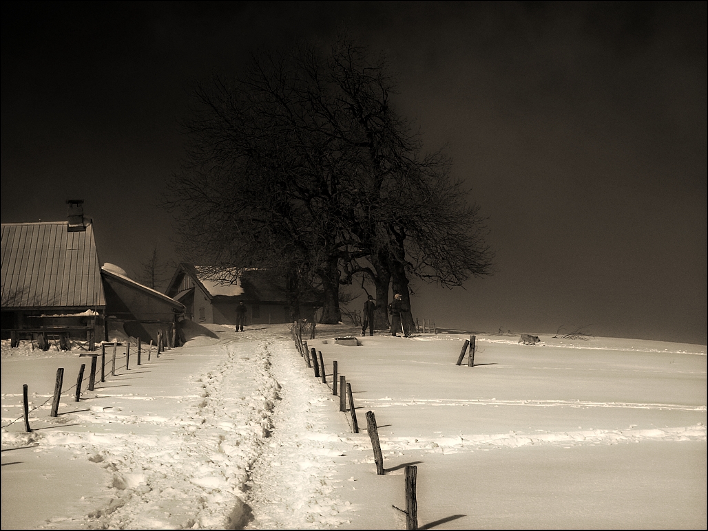 Ferme savoyarde au Salève (74)