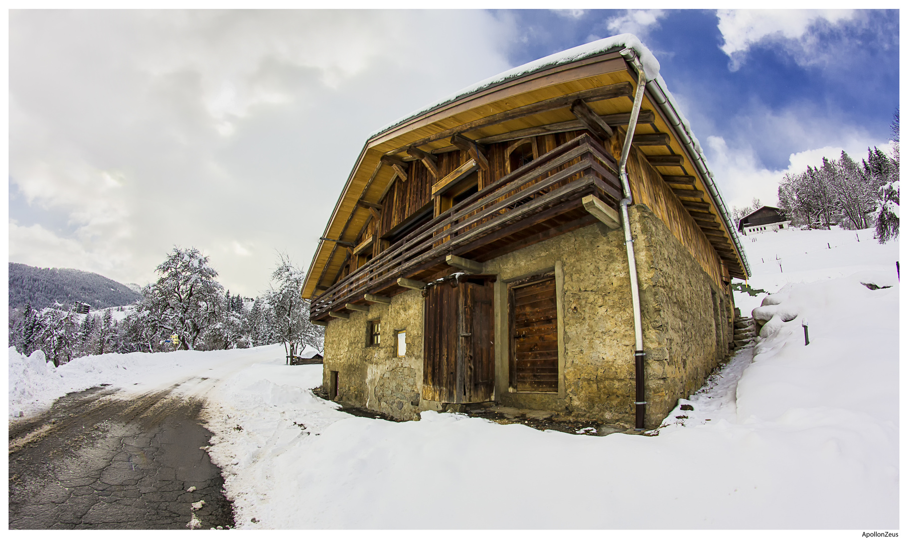 Ferme typique de Haute-Savoie