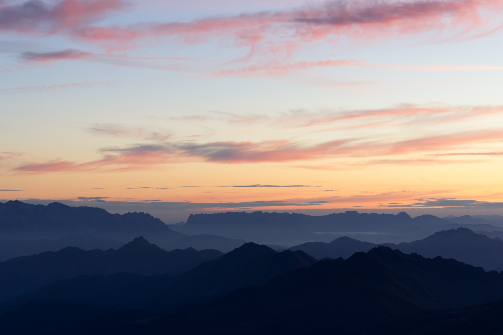 Fernblick am Morgen