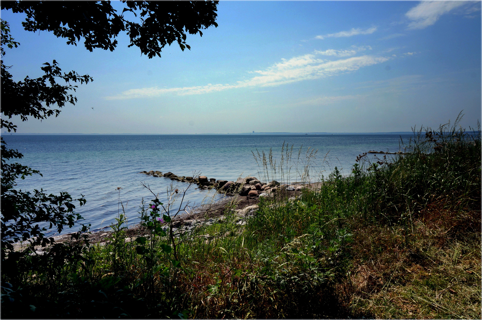 Fernblick ans andere Ende der Bucht