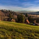 Fernblick auf die Alpen bei Oberndorf / Pfullendorf