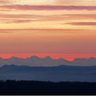 Fernblick im Morgenrot