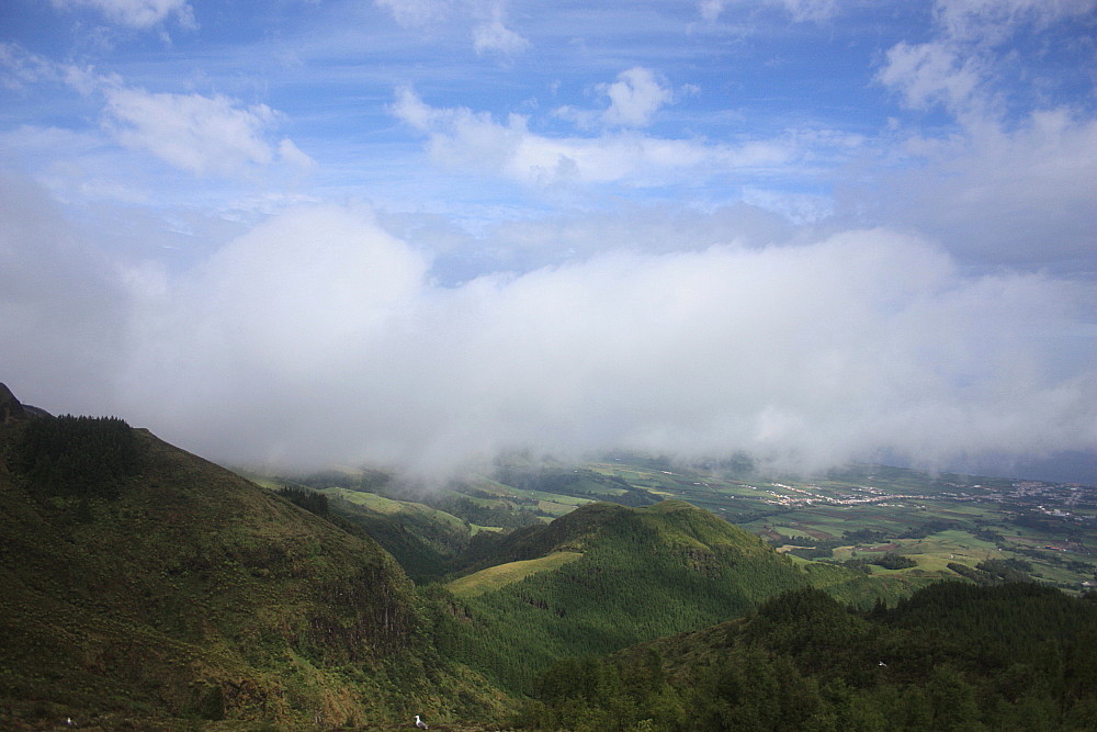 Fernblick Richtung Ribeira Grande