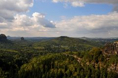 Fernblick von den Affensteinen