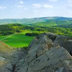 Fernblick von der Milseburg zur Wasserkuppe