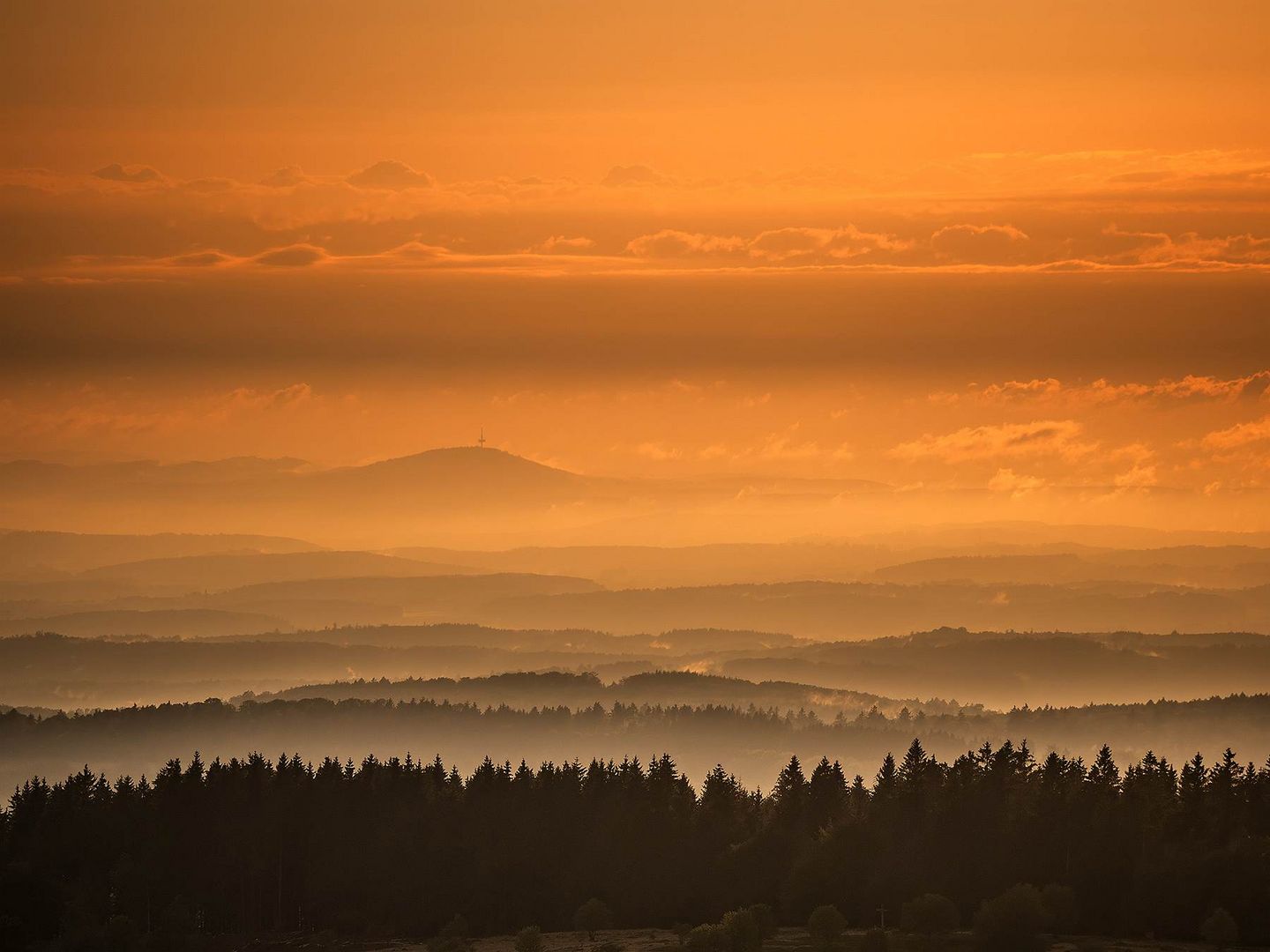 Fernblick zum Dünsberg