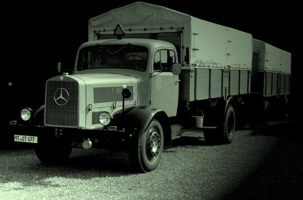 Fernlaster der Fünfziger Foto & Bild autos & zweiräder, oldtimer