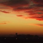 Fernmeldeturm bei Sonnenuntergang