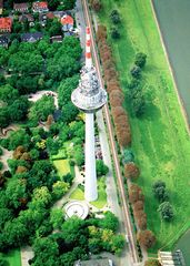 fernmeldeturm mannheim luftbild