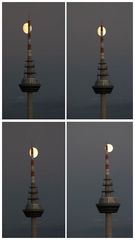 Fernmeldeturm mit nächtlichem Besuch