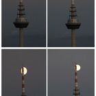 Fernmeldeturm mit nächtlichem Besuch