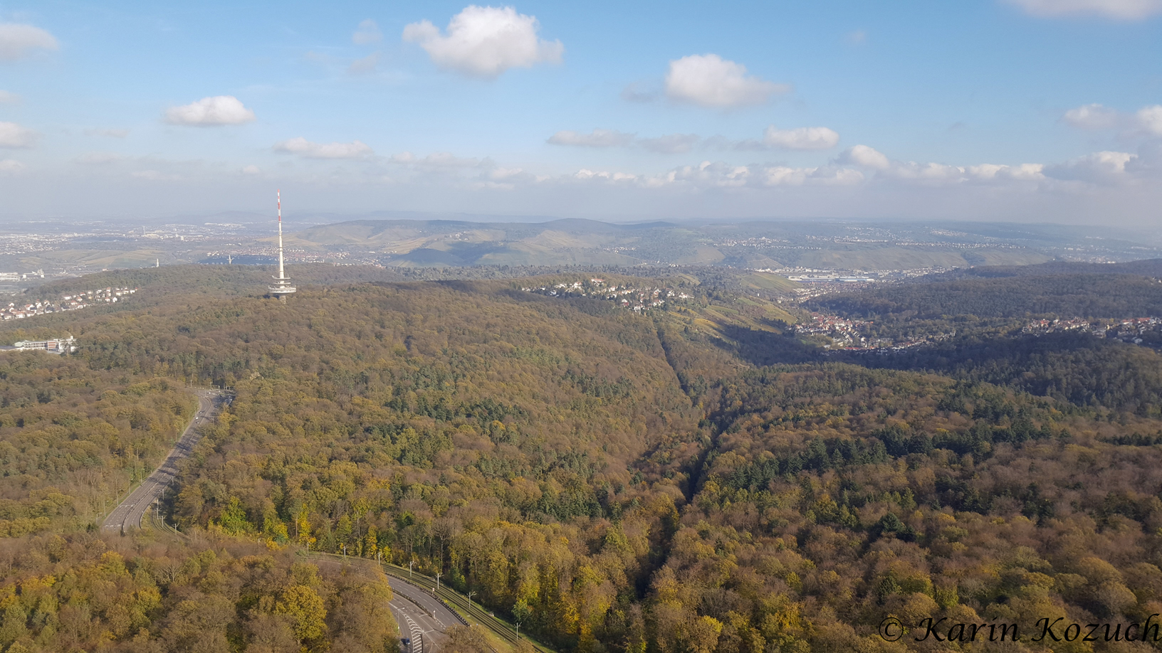 Fernsehturm-Aussicht, Stuttgart 