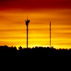 Fernsehturm bei Sonnenaufgang (Valga, Estland)