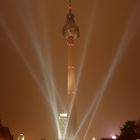 Fernsehturm beim Festival of Light in Berlin