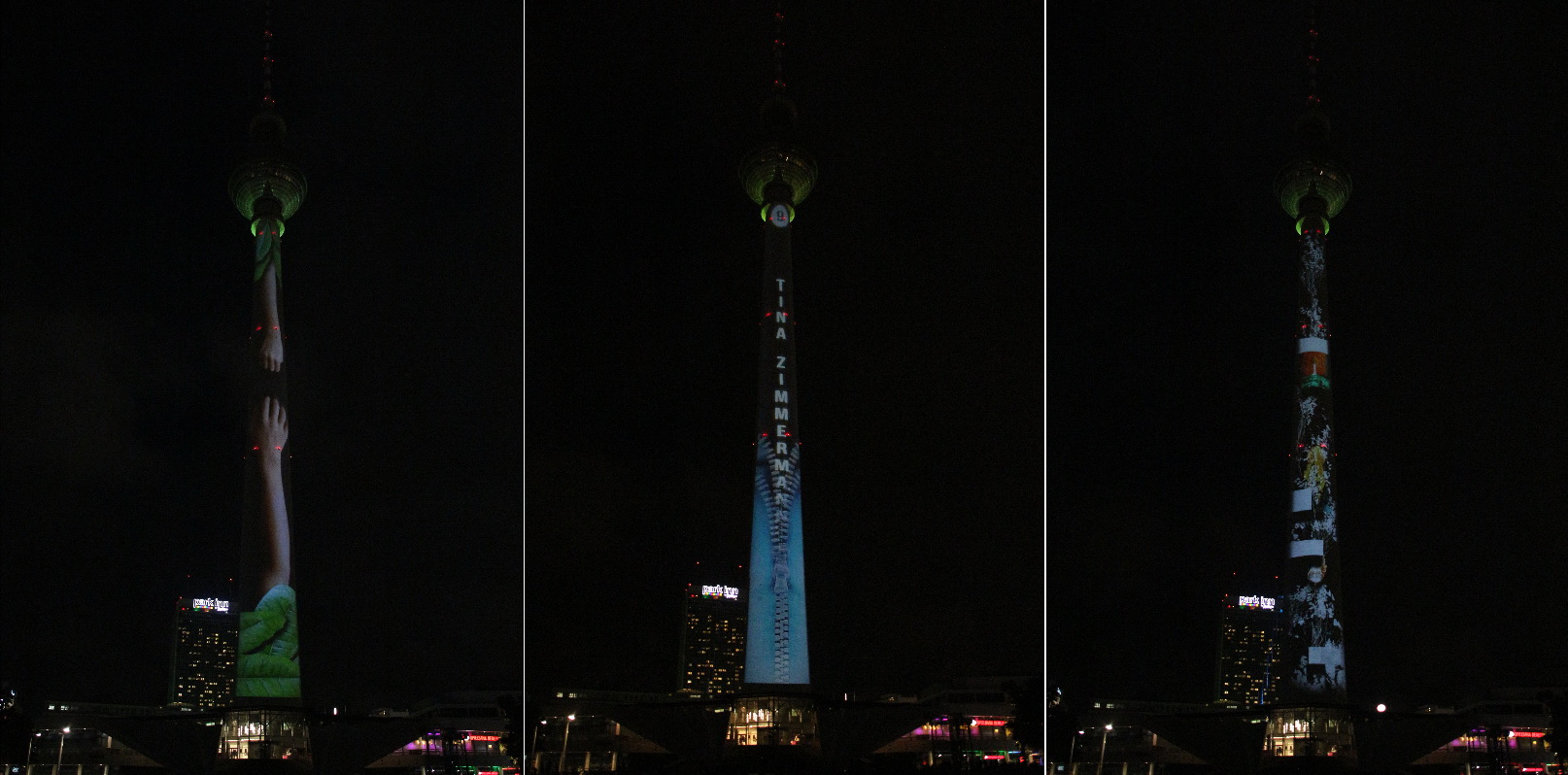 Fernsehturm beim Festival of Lights