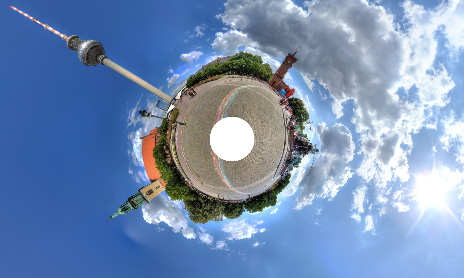 Fernsehturm Berlin Little Planet