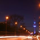 Fernsehturm blau